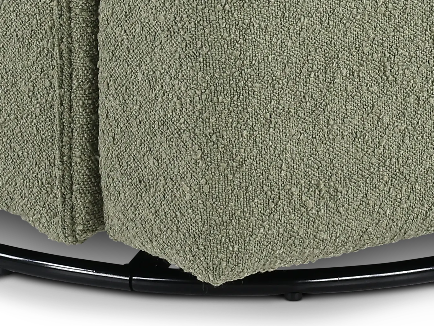 Hemingway Sage Green Boucle Wingback Glider Recliner-9