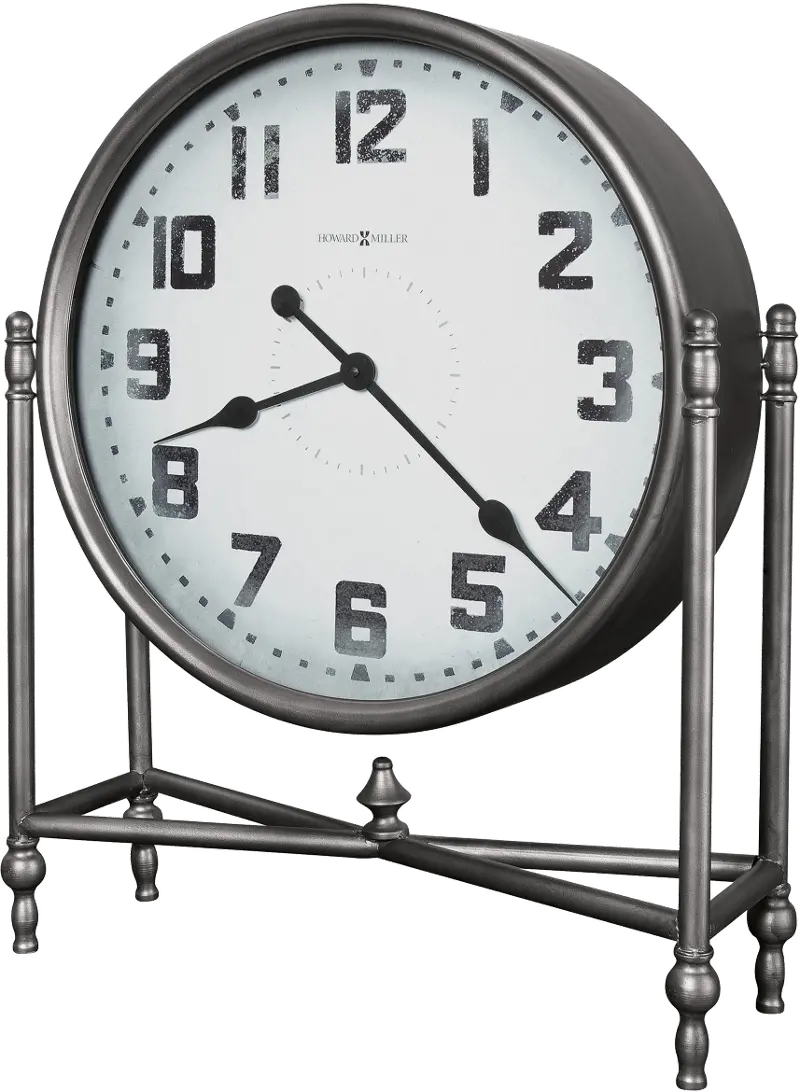 Children's Charcoal Accent Clock