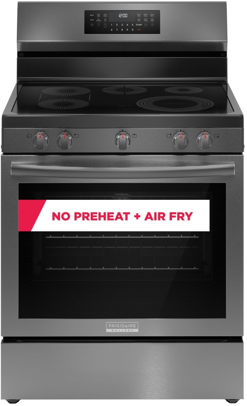 Frigidaire 5.3 Cu Ft Electric Range - Black Stainless Steel