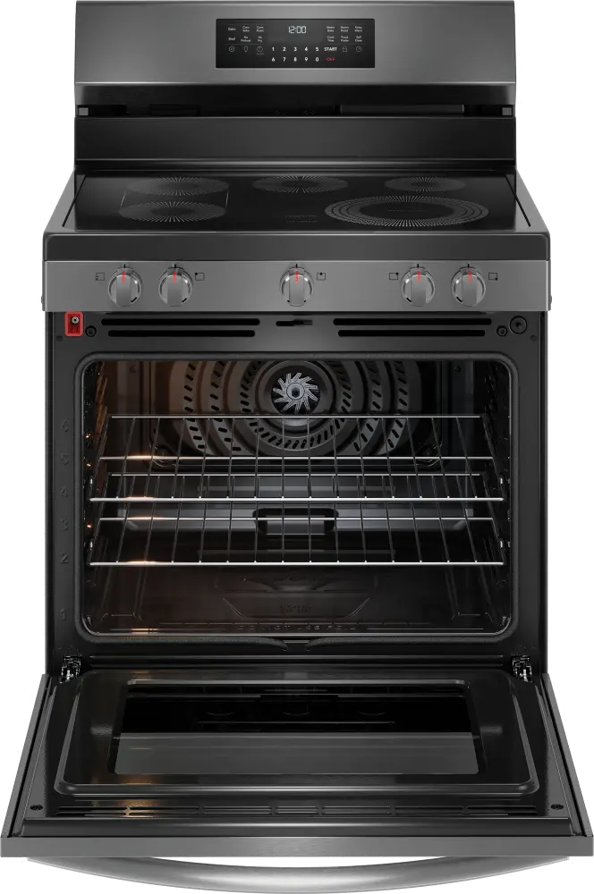 GCRE3060BD Frigidaire 5.3 Cu Ft Electric Range - Black Stainless Steel-4