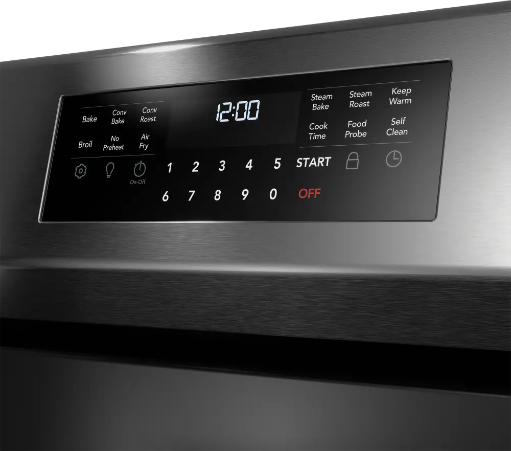 GCRE3060BD Frigidaire 5.3 Cu Ft Electric Range - Black Stainless Steel-5