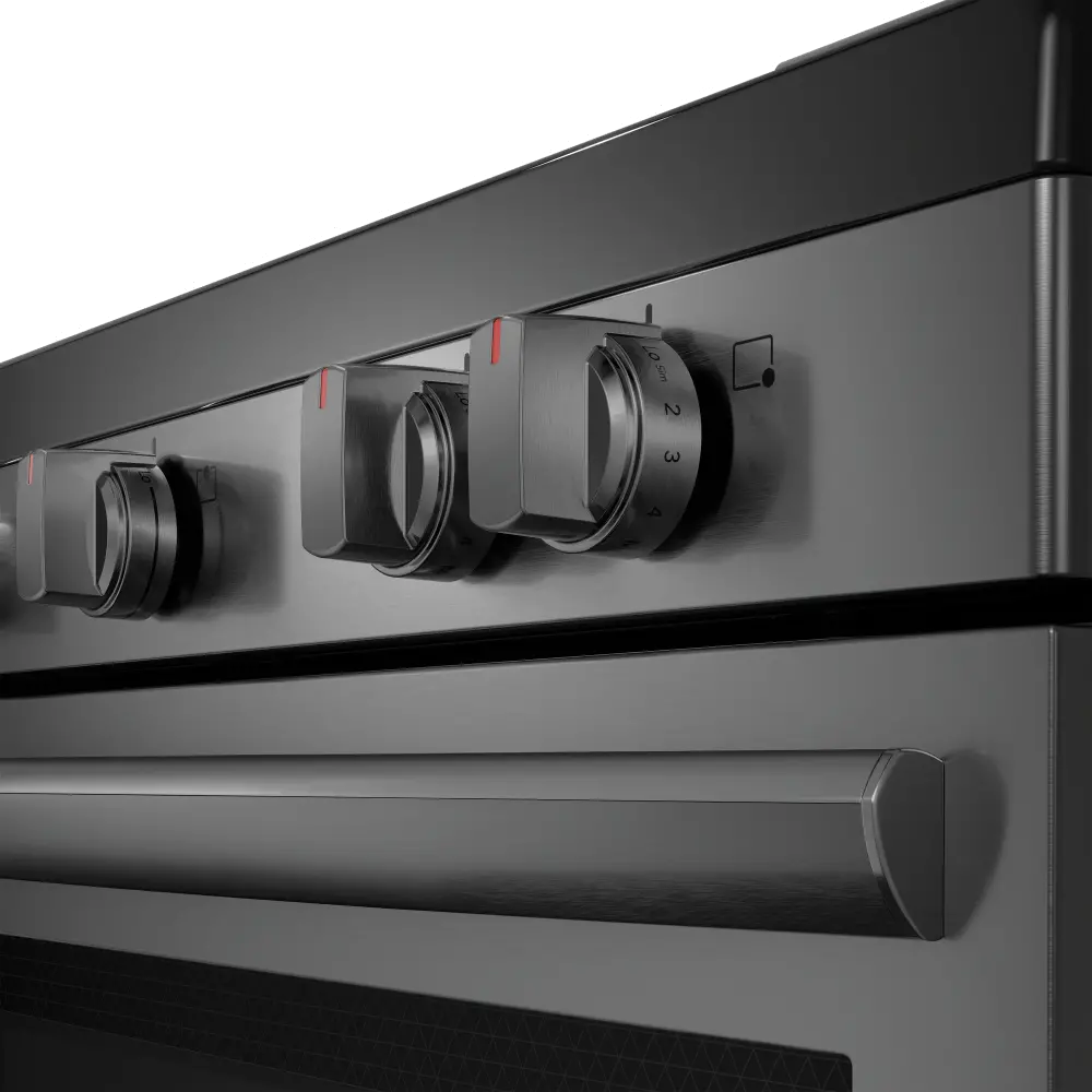 GCRE3060BD Frigidaire 5.3 Cu Ft Electric Range - Black Stainless Steel-6