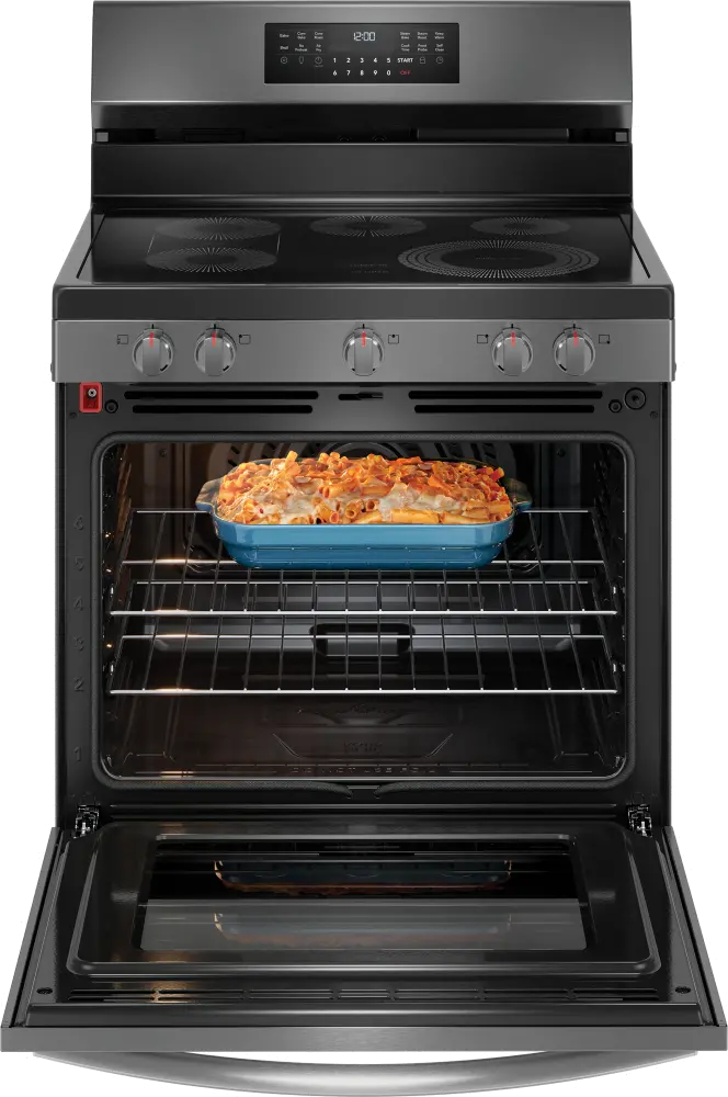 GCRE3060BD Frigidaire 5.3 Cu Ft Electric Range - Black Stainless Steel-8