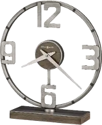 Hollis Metal and Wood Accent Clock