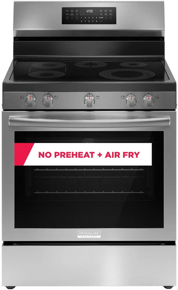 GCRE3060BF Frigidaire 5.3 Cu Ft Electric Range - Stainless Steel-1