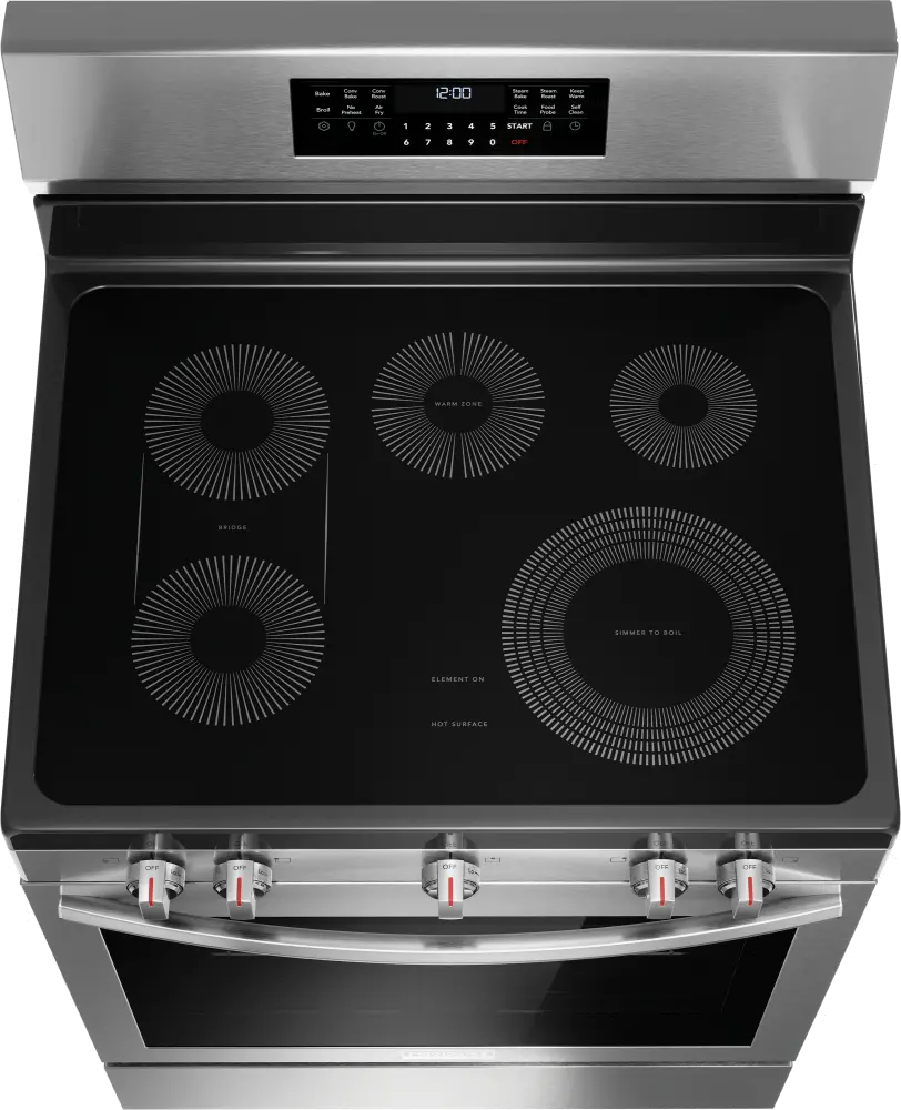 GCRE3060BF Frigidaire 5.3 Cu Ft Electric Range - Stainless Steel-7