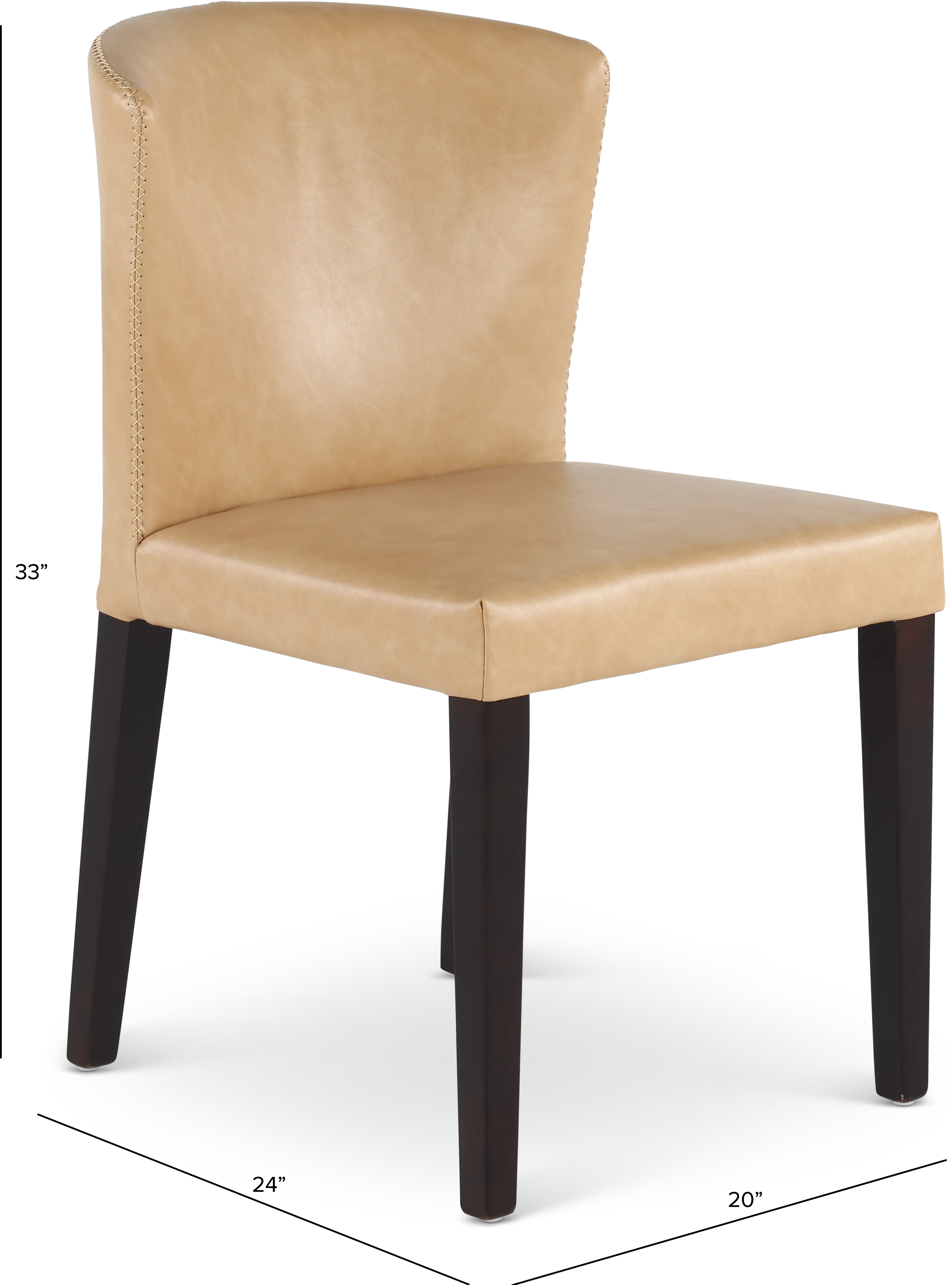 Copley Tan Upholstered Dining Chair-3
