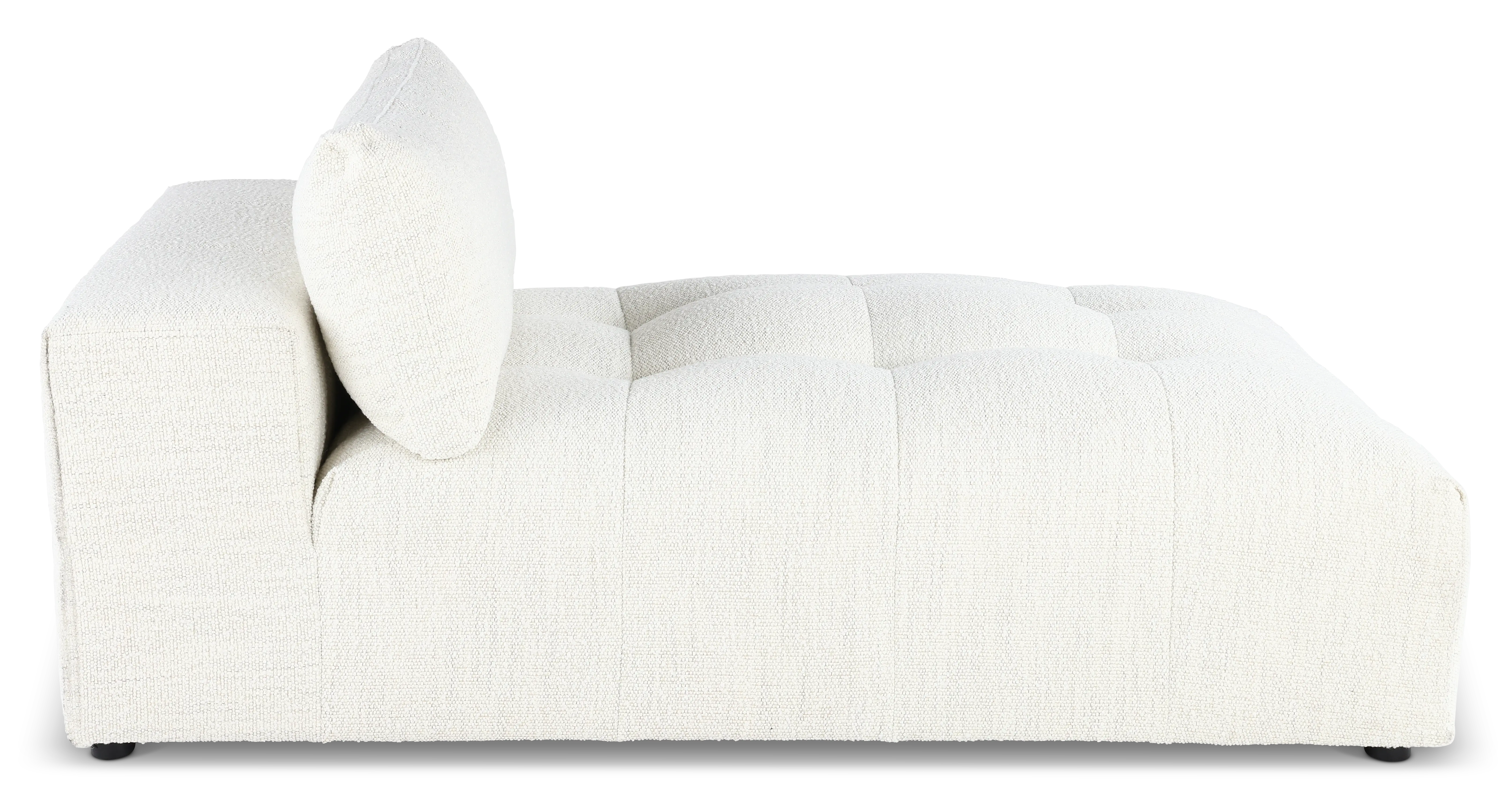 Preston Pearl White Modular Armless Chaise-6