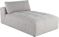 Preston Gray Modular Armless Chaise