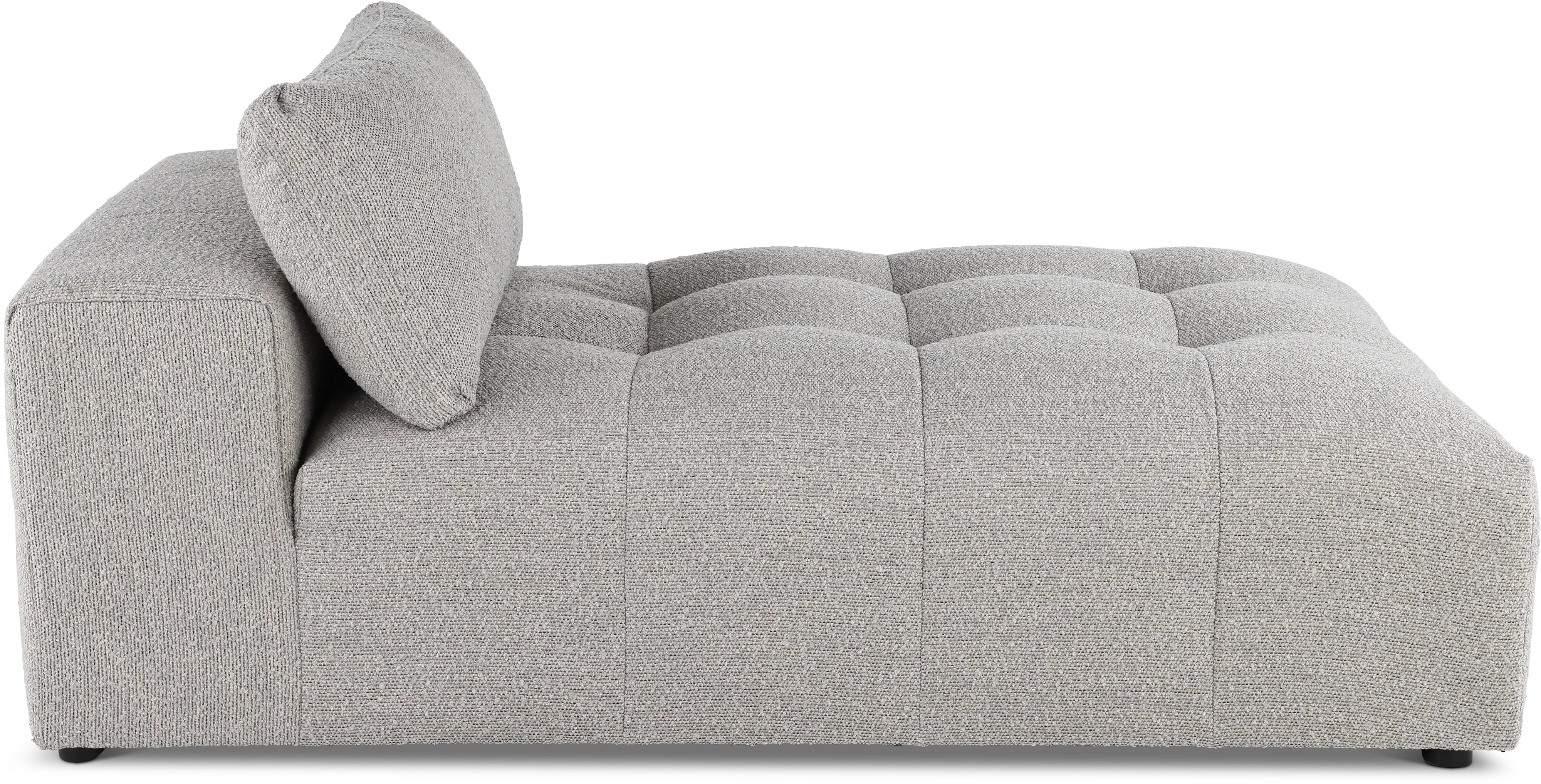 Preston Gray Modular Armless Chaise-2