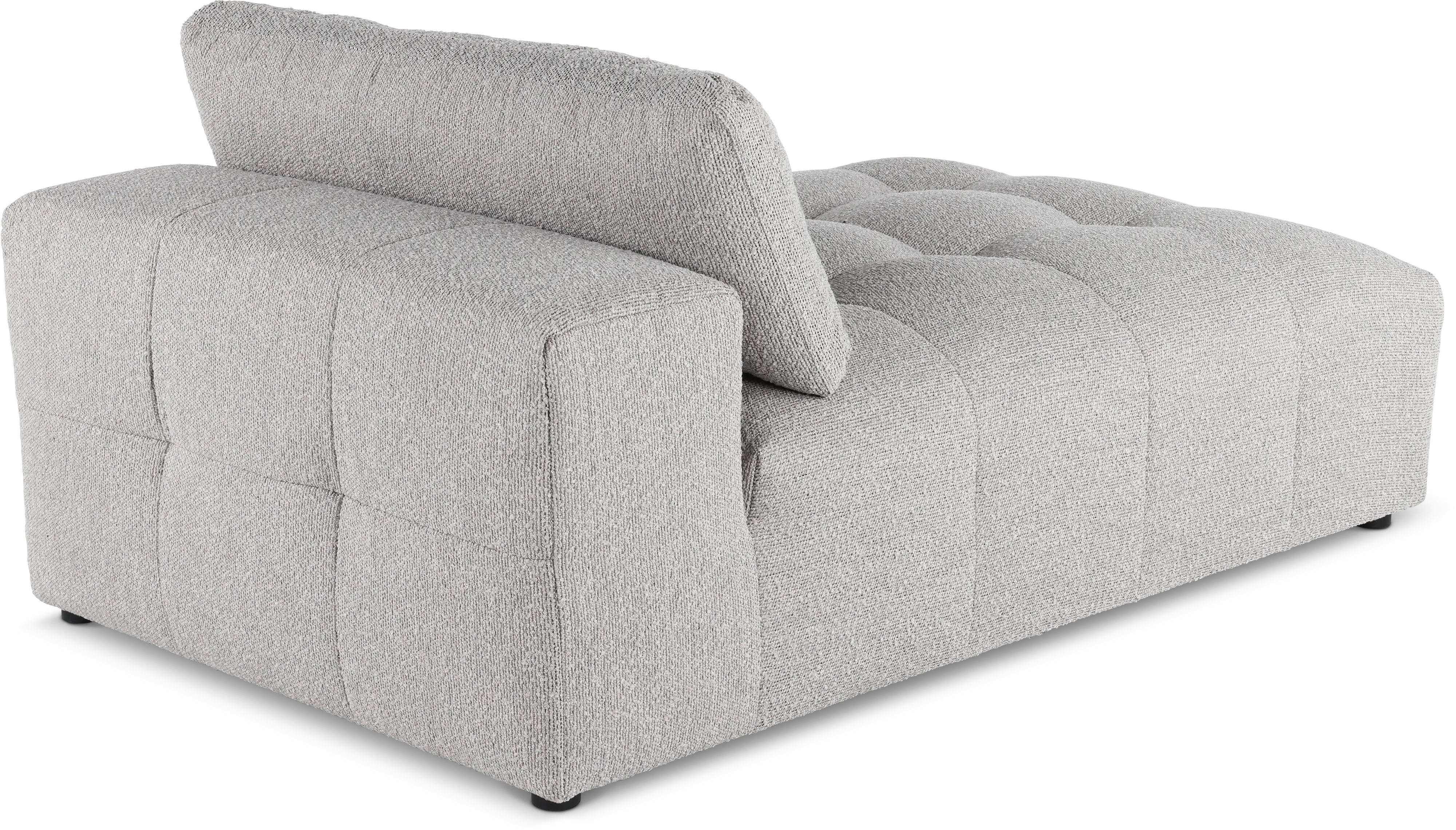 Preston Gray Modular Armless Chaise-6