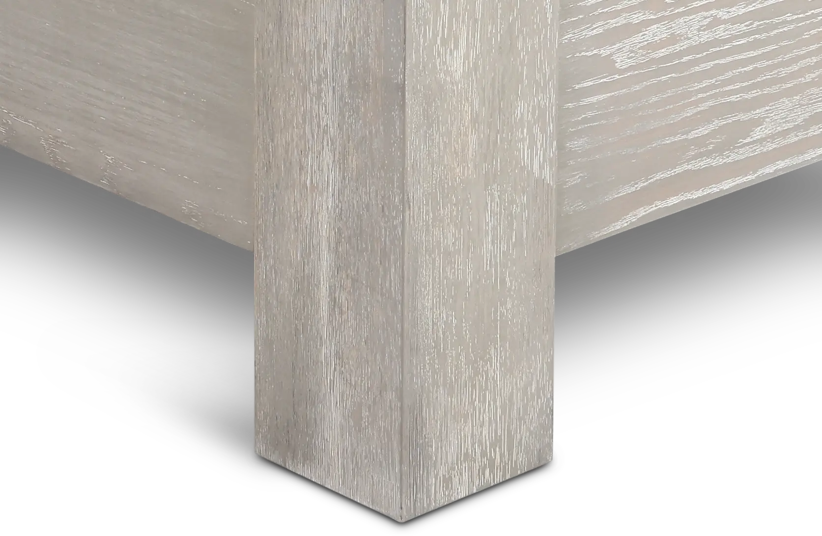Millwork Gray King Platform Bed-8