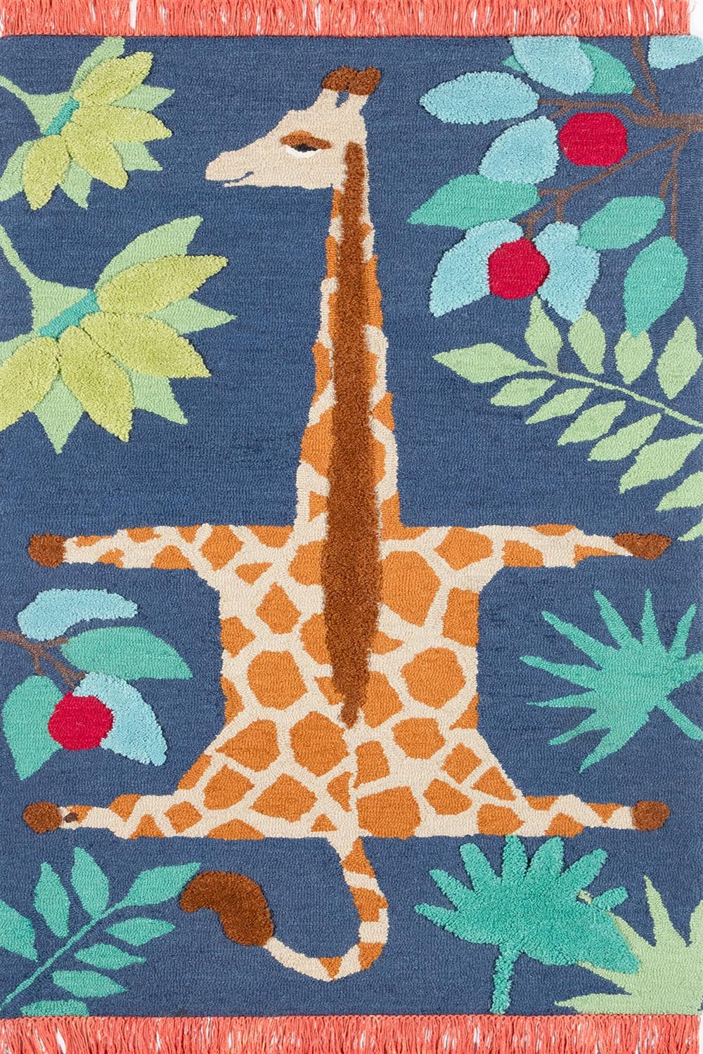 Atticus 5 x 7 Giraffe in Multicolor Area Rug