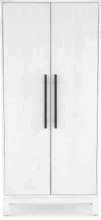 Molly Ivory White Storage Cabinet