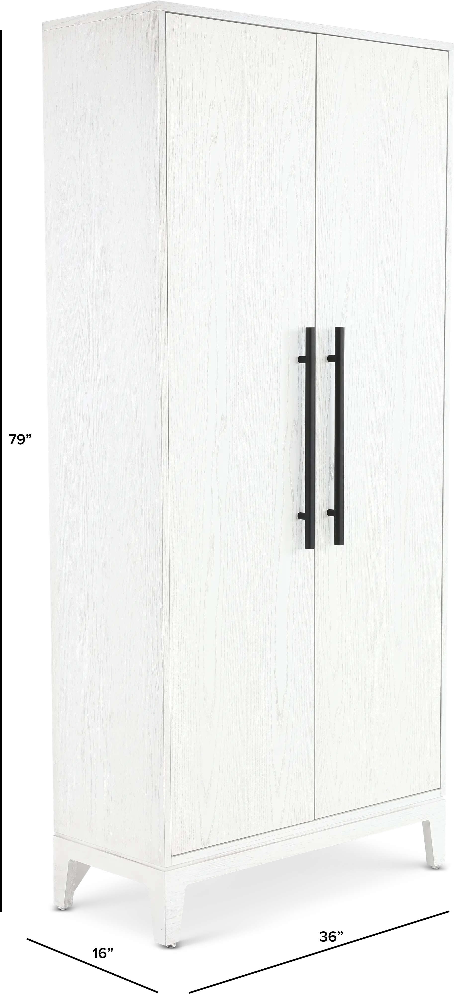 Molly Ivory White Storage Cabinet-3