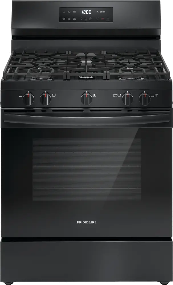 FCRG3062AB Frigidaire 5.1 Cu Ft Gas Range - Black-1