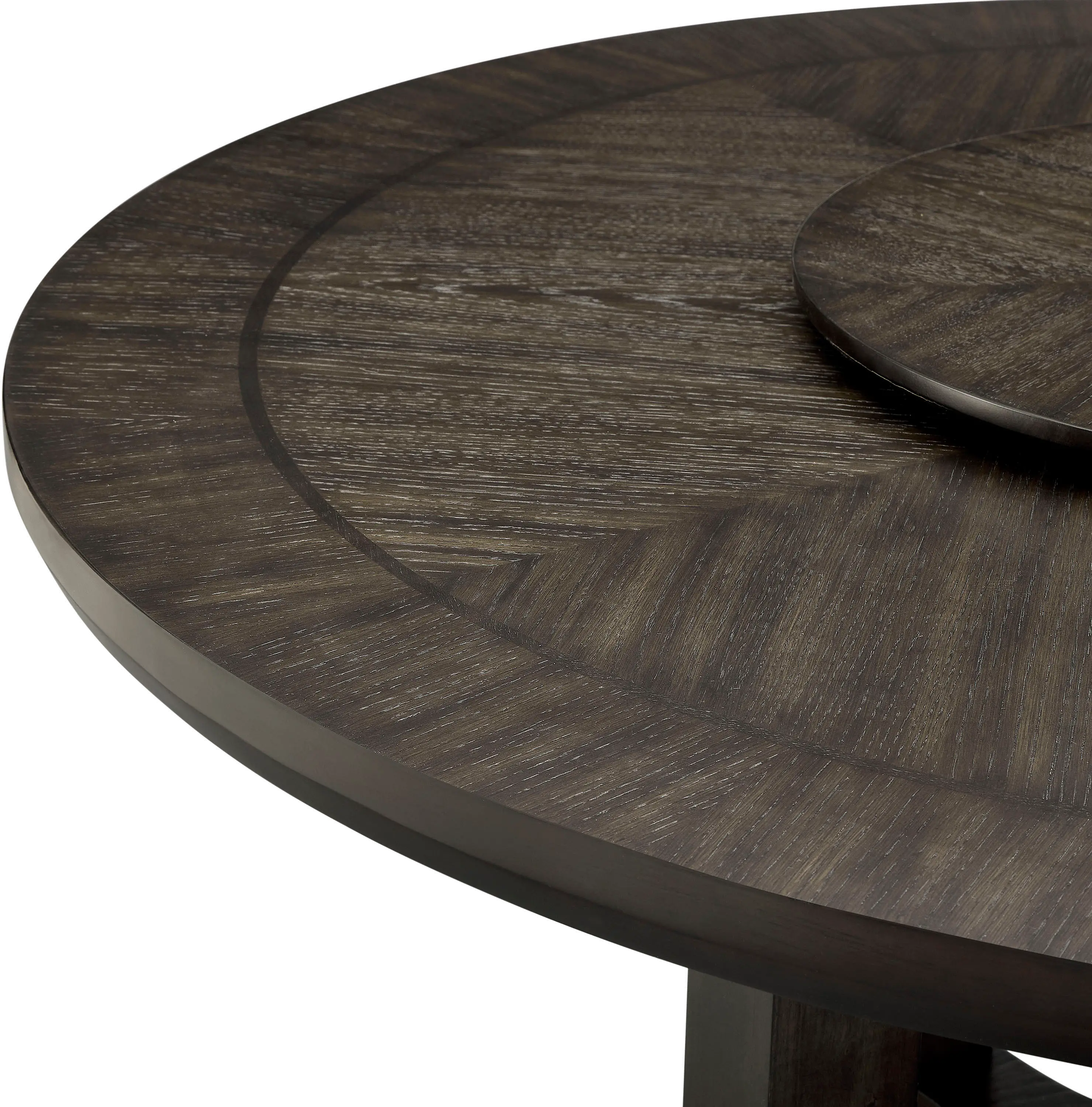 Jeffries Brown Round Dining Table-6