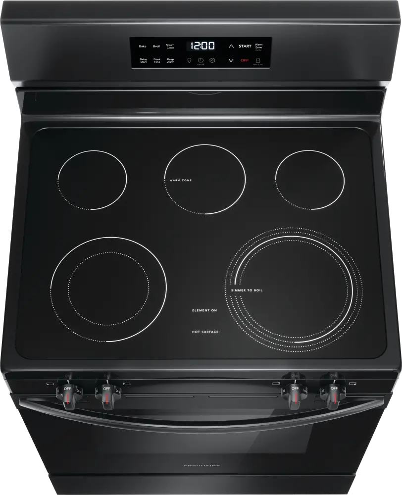 FCRE3062AB Frigidaire 5.3 Cu Ft Electric Range - Black-3