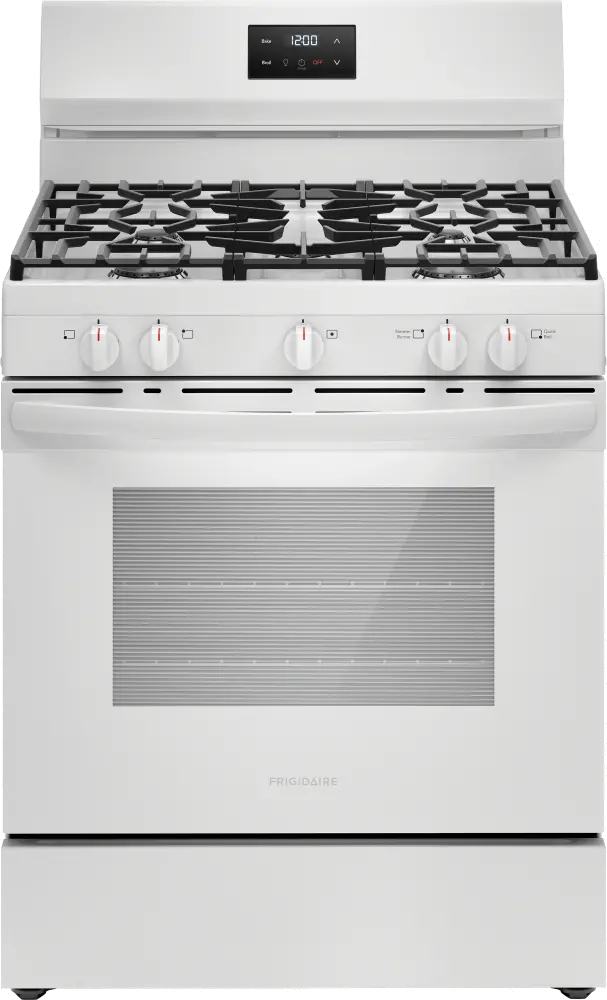 FCRG3052BW Frigidaire 5.1 Cu Ft Gas Range - White-1