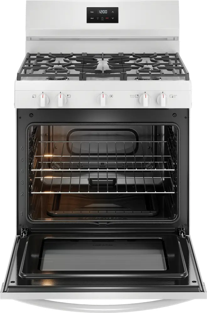 FCRG3052BW Frigidaire 5.1 Cu Ft Gas Range - White-3