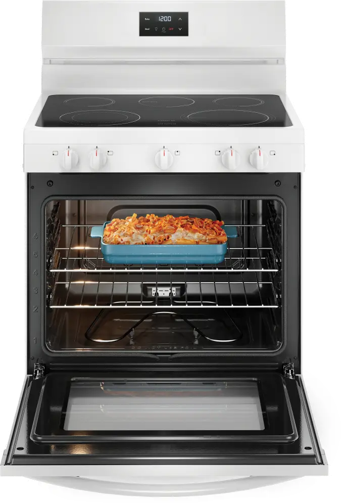 FCRE3052BW Frigidaire 5.3 Cu Ft Electric Range - White-3