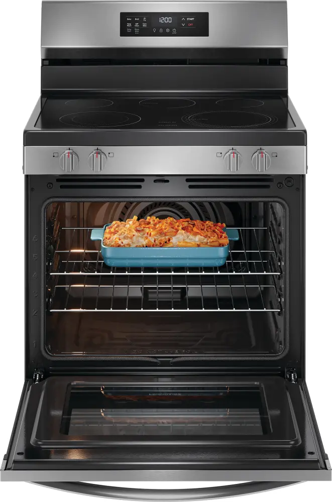 FCRE3083AS Frigidaire 5.3 Cu Ft Electric Range with Air Fry - 30  Stainless Steel-3