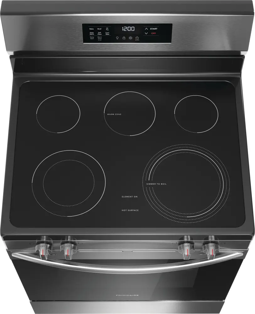 FCRE3083AS Frigidaire 5.3 Cu Ft Electric Range with Air Fry - 30  Stainless Steel-4
