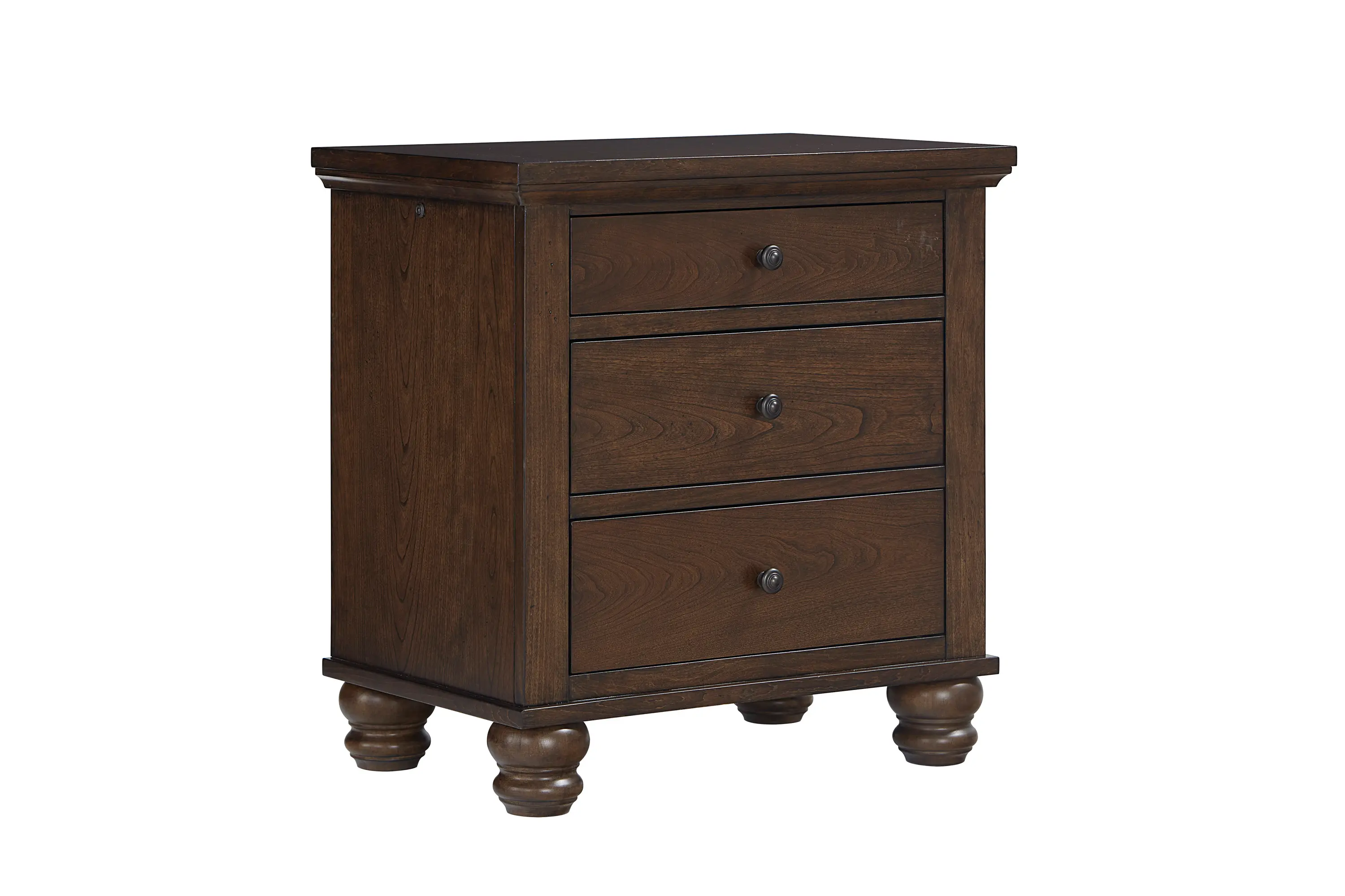 Cambridge Brown Cherry Nightstand-1
