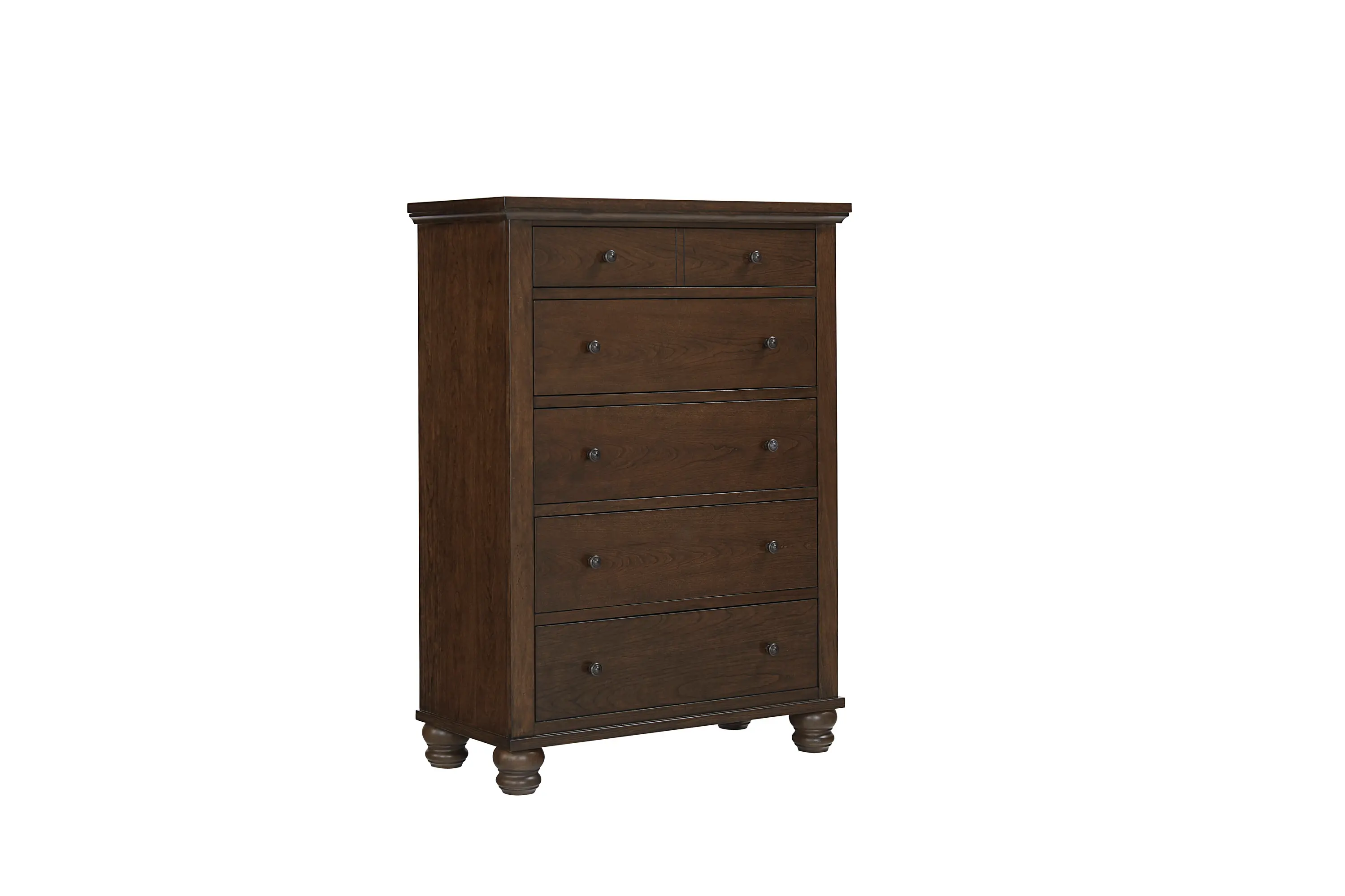 Cambridge Brown Cherry Chest of Drawers-1