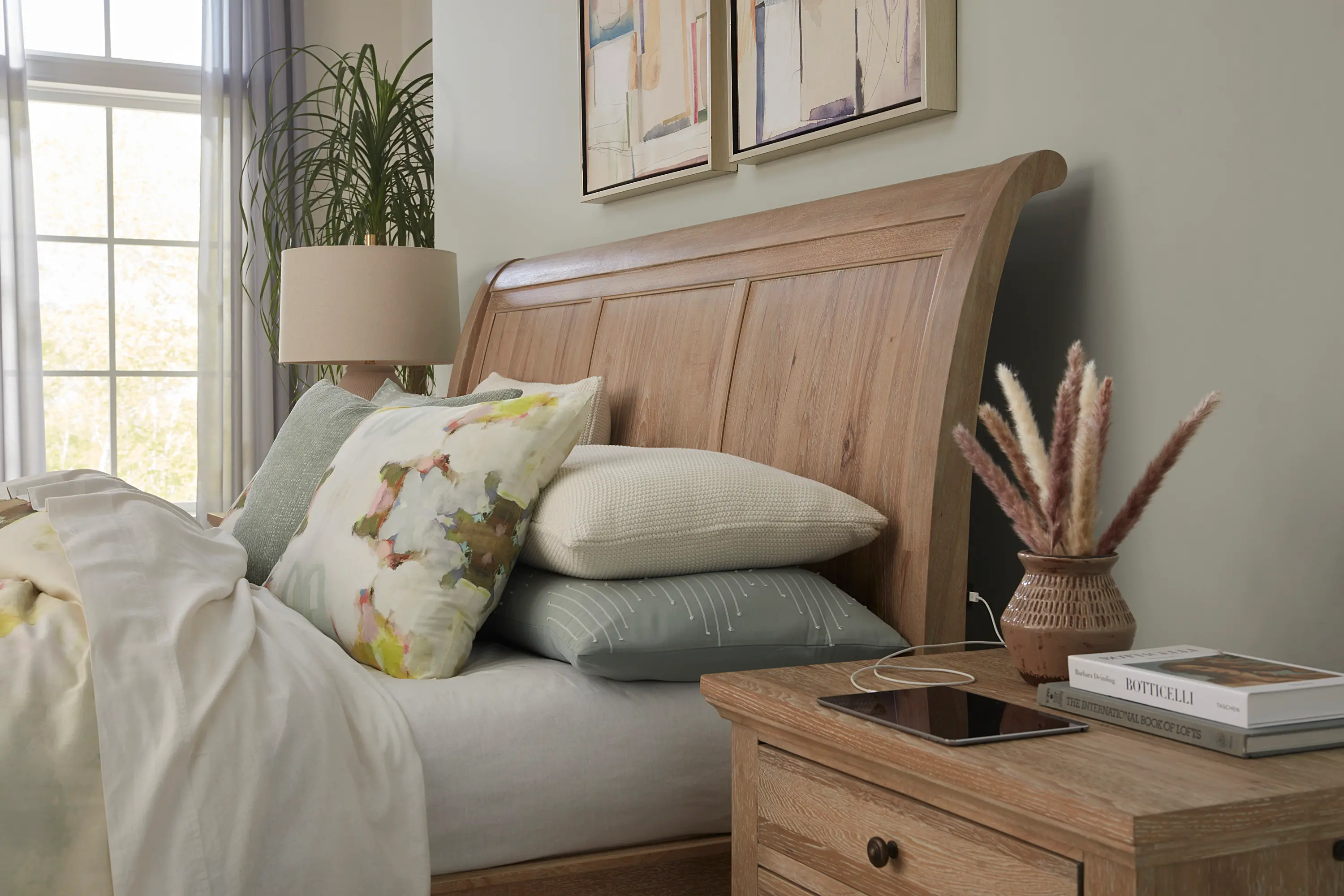 Cambridge Khaki Queen Storage Bed-3
