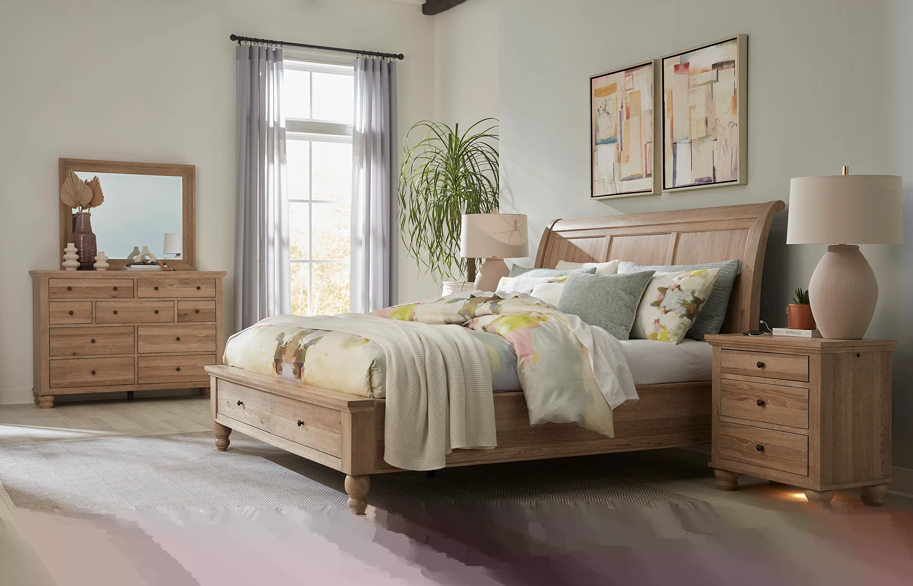 Cambridge Khaki Nightstand-2