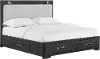 Loft Black King Storage Bed