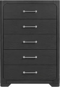 Loft Black Chest of Drawers