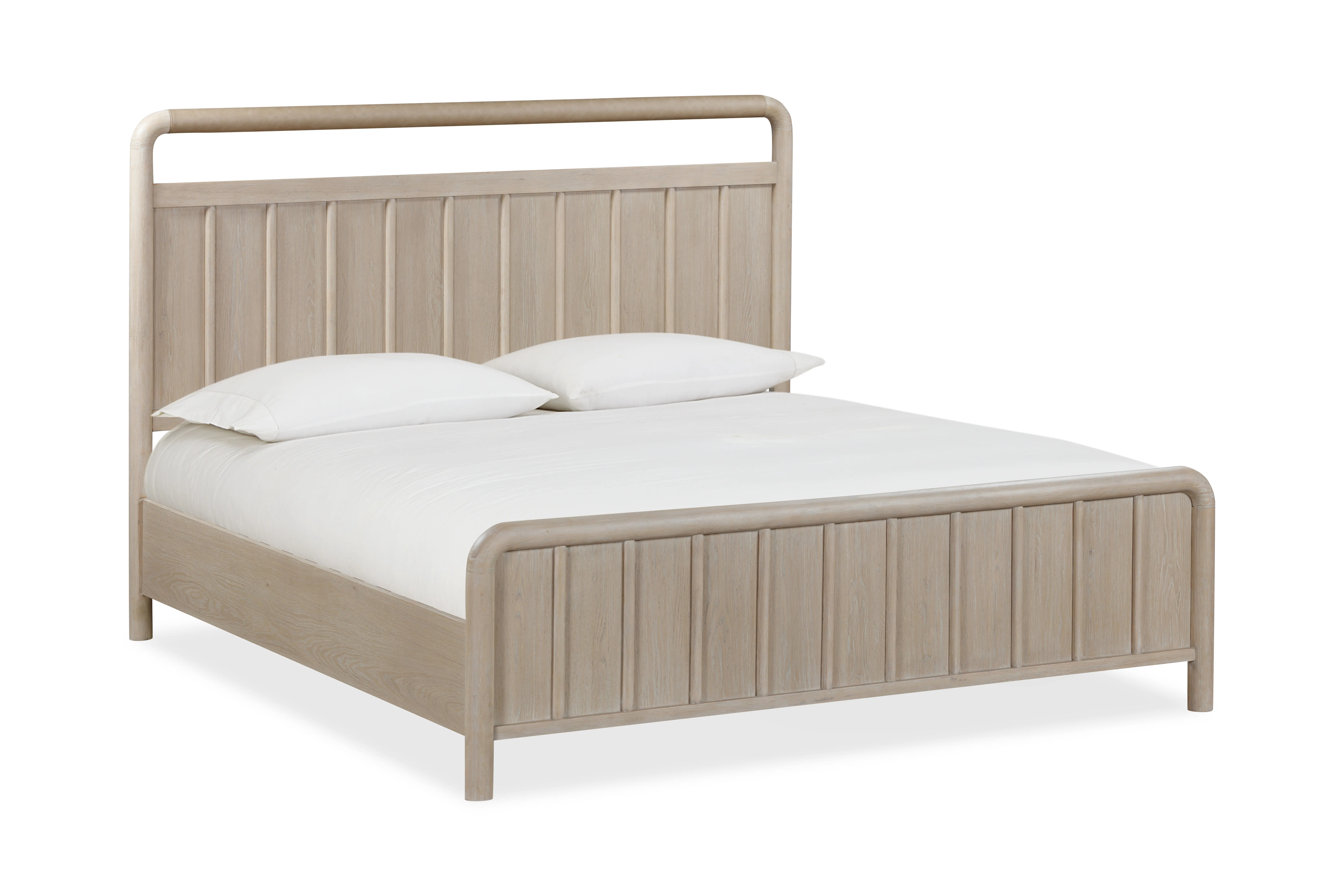 Camden Oak Queen Bed-3