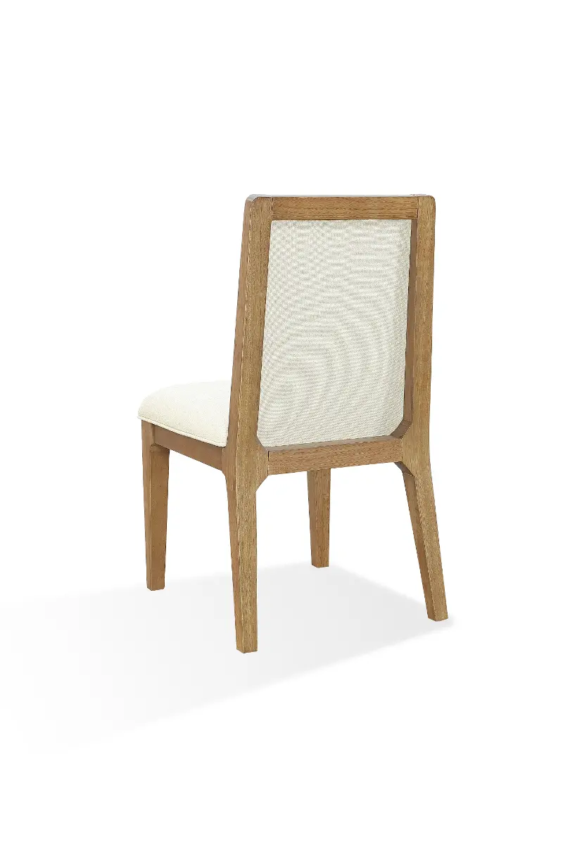 Sumire White Linen Upholstered Dining Chair