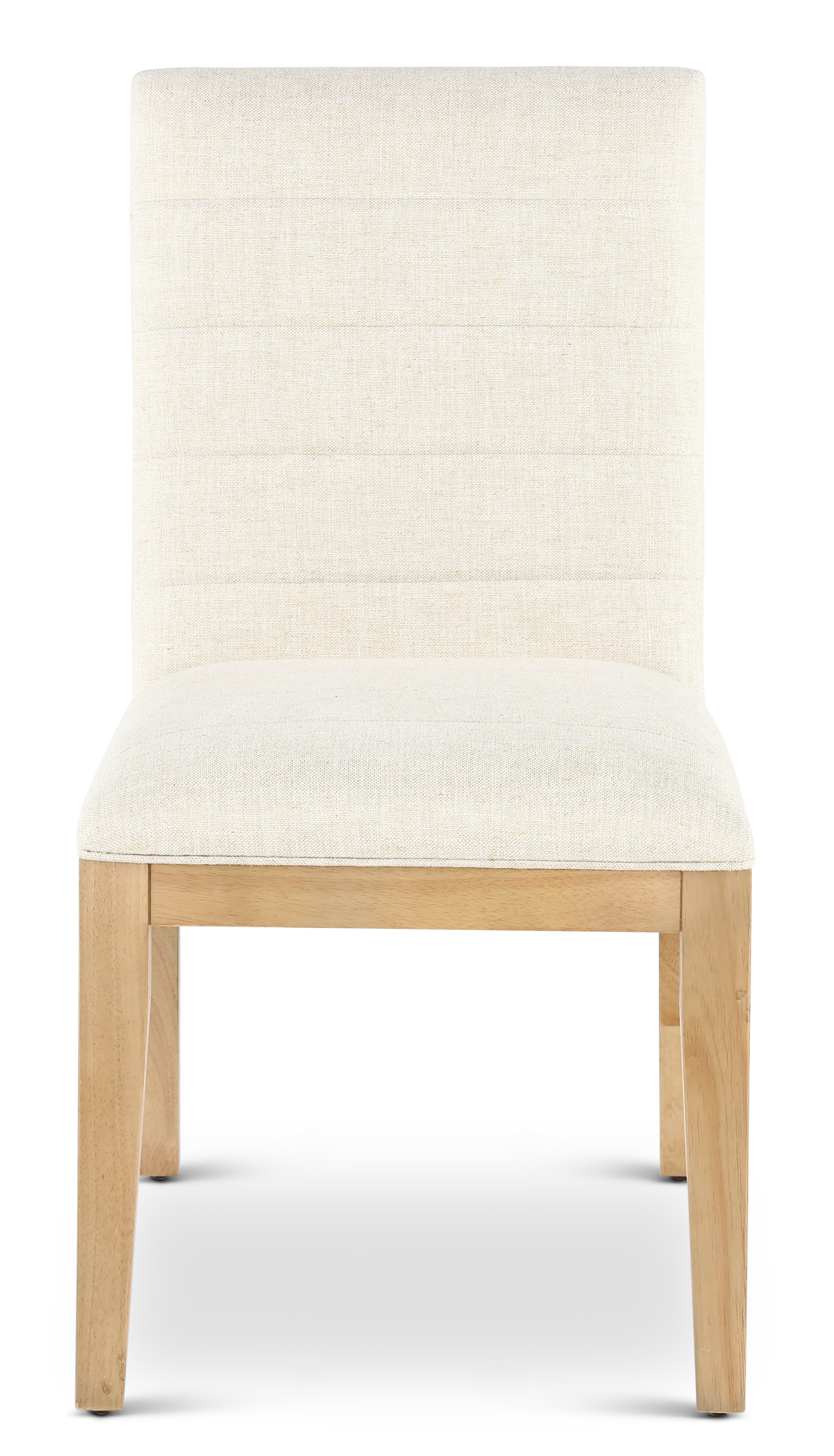 Sumire White Linen Upholstered Dining Chair-4