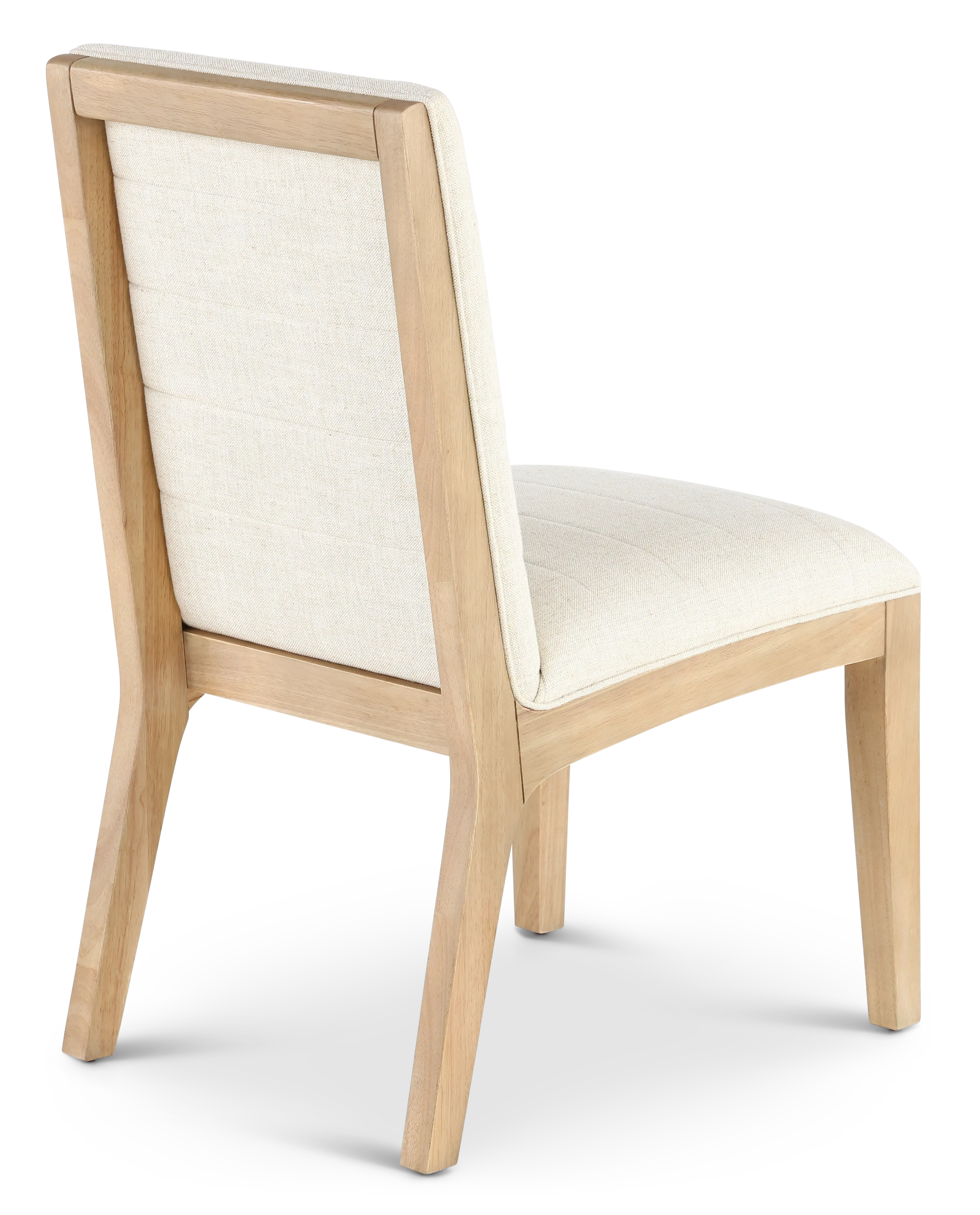 Sumire White Linen Upholstered Dining Chair-8