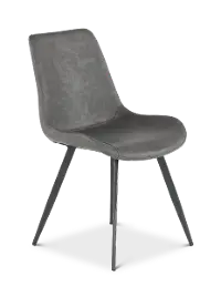 Brixley Dark Gray Upholstered Dining Chair