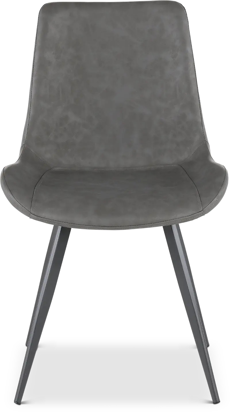 Brixley Dark Gray Upholstered Dining Chair