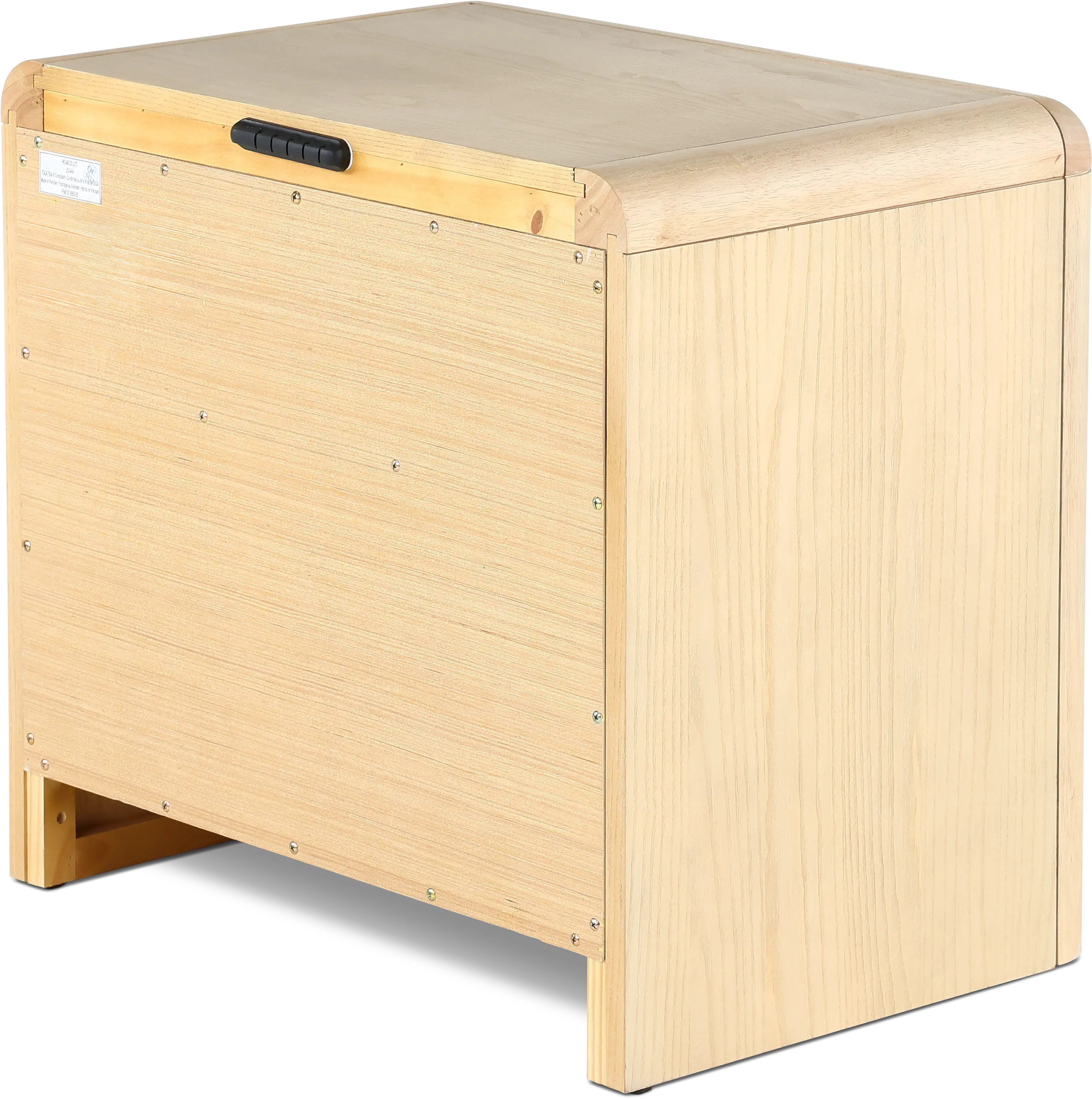 Furano Natural Ash 1-Drawer Nightstand-5