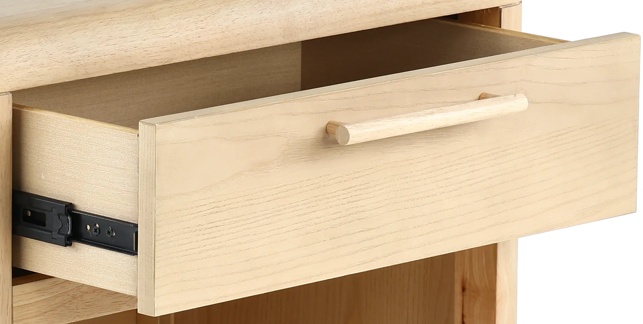 Furano Natural Ash 1-Drawer Nightstand-2