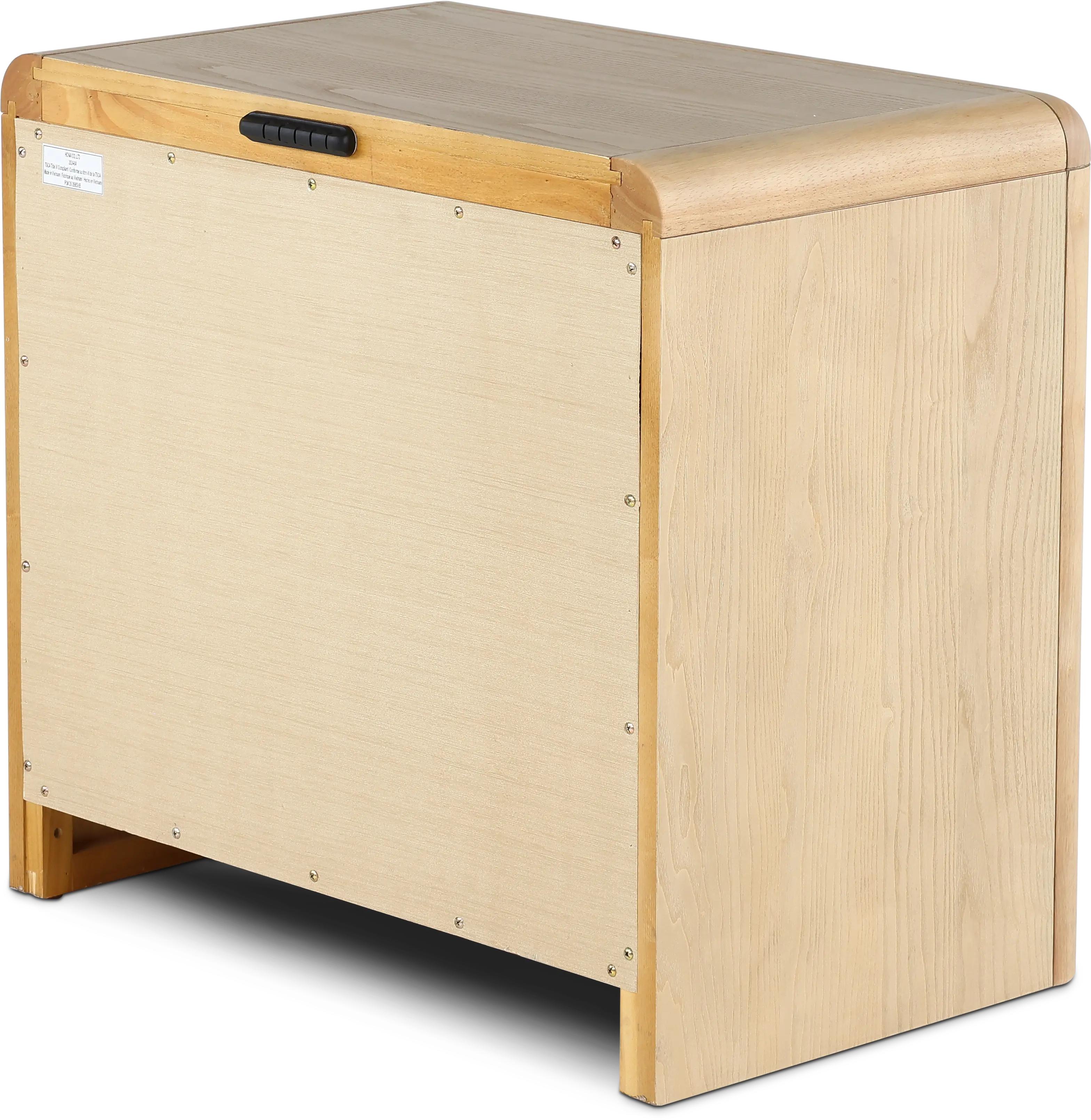 Furano Natural Ash 3-Drawer Nightstand-6