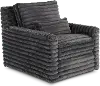 Caspian Dark Gray Swivel Chair