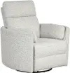 McCartney Off-White Swivel Glider Power Recliner