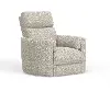 McCartney Ivory Swivel Glider Power Recliner
