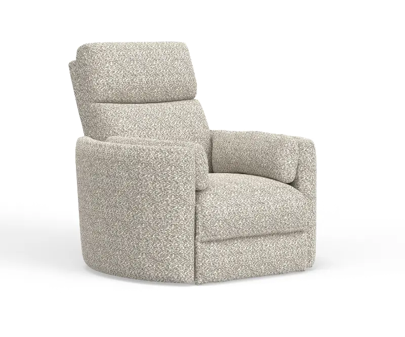 McCartney Ivory Swivel Glider Power Recliner