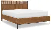 Midland Brown Queen Platform Bed