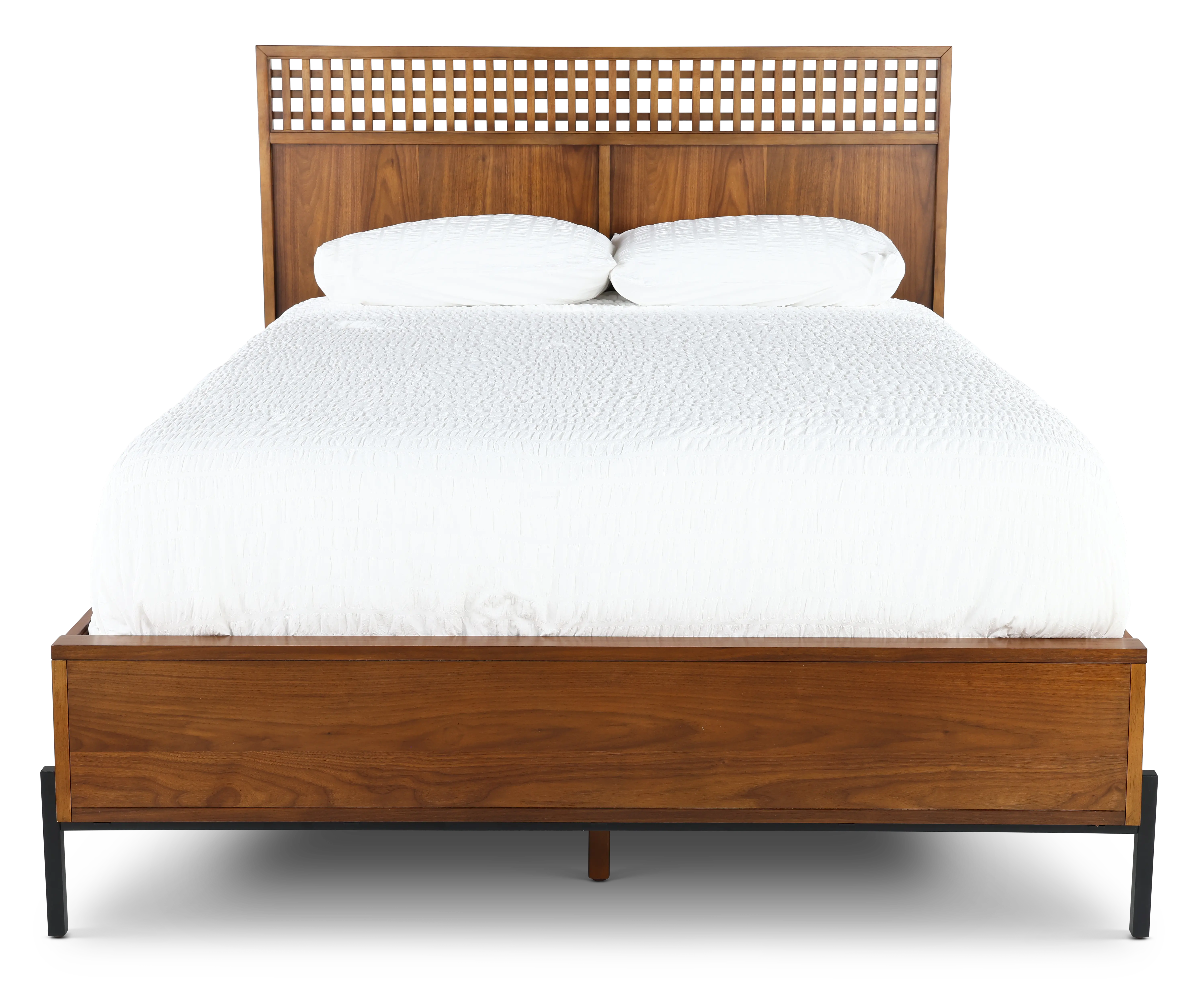 Midland Brown Queen Platform Bed-4