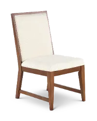 Midland Brown and White Dining Chair
