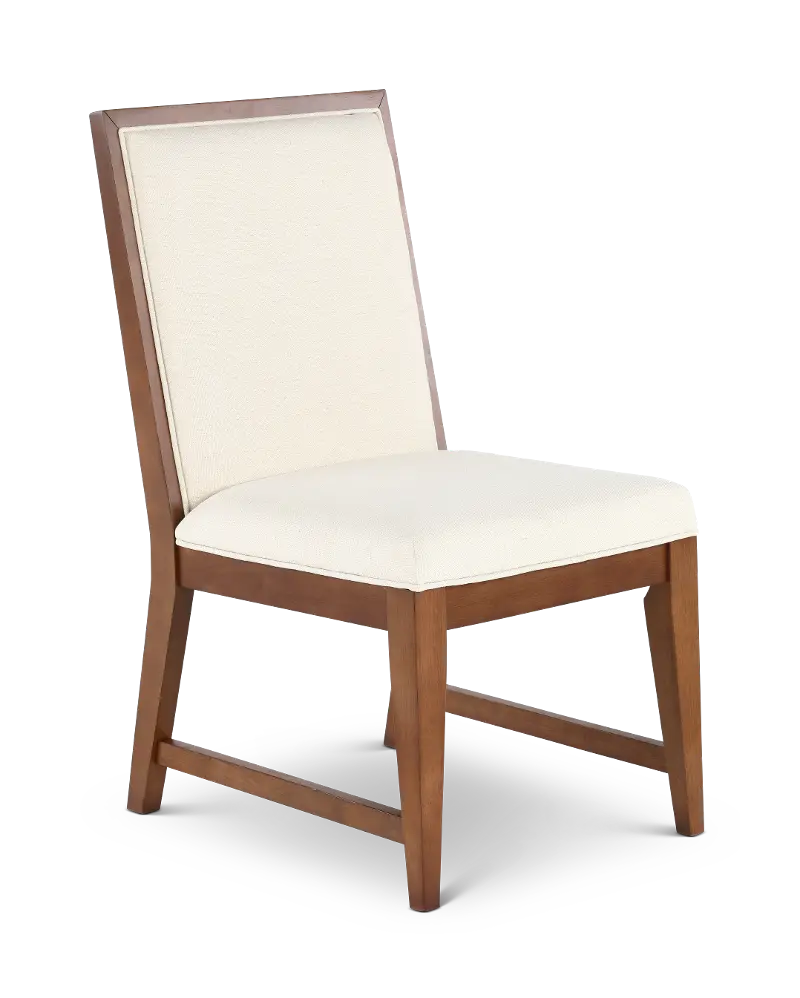 Midland Brown and White Dining Chair